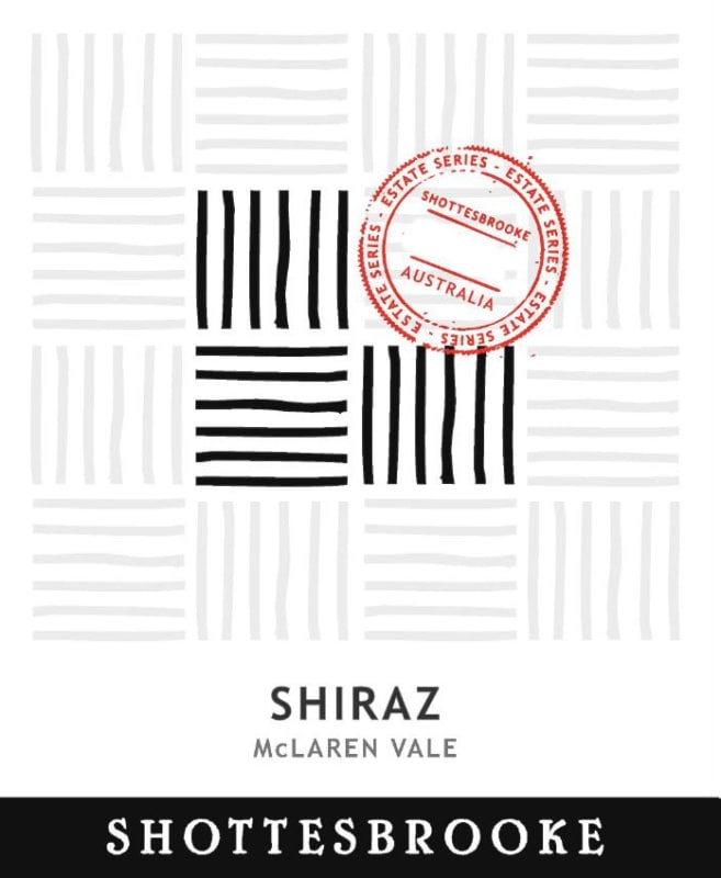 Shottesbrooke Vineyards Shiraz 2014 Front Label
