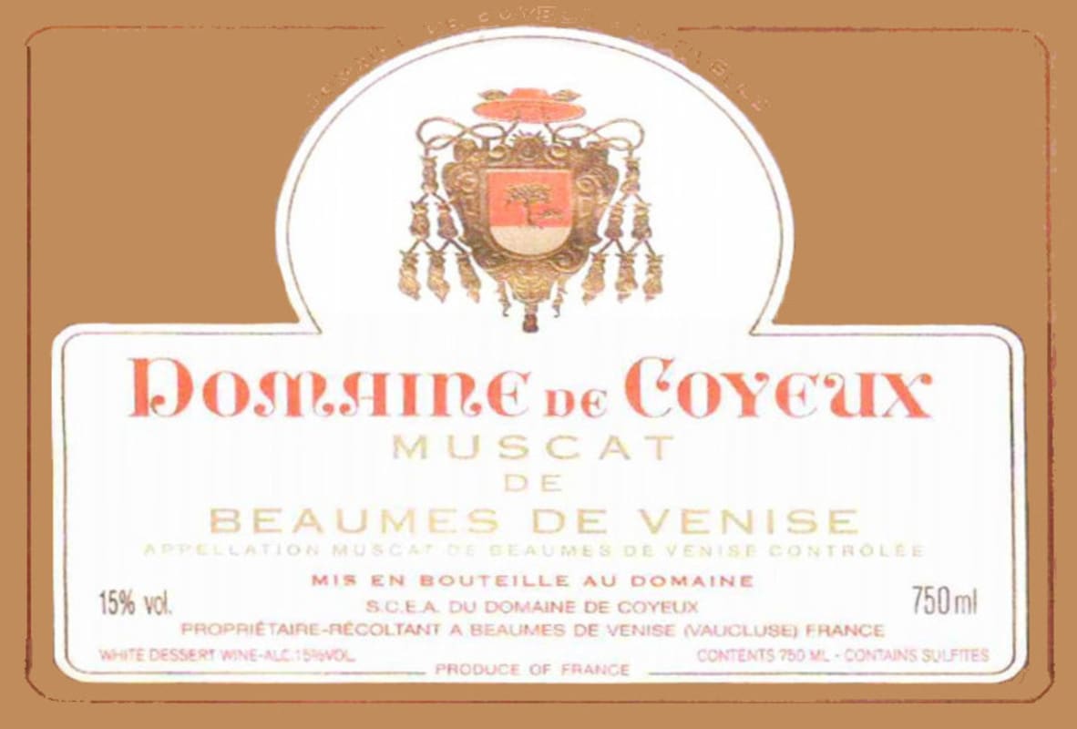 Domaine de Coyeux Muscat de Beaumes-de-Venise 2004 Front Label