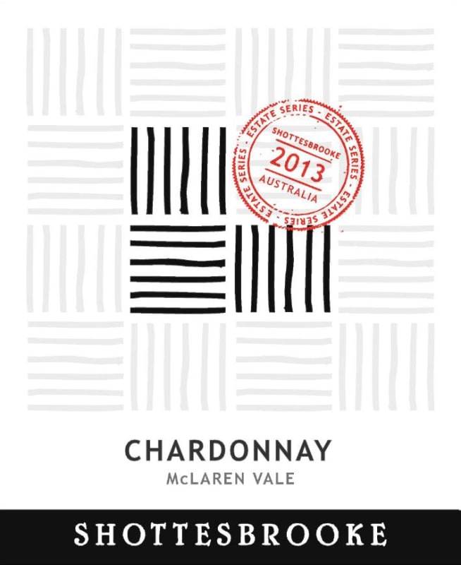 Shottesbrooke Vineyards Chardonnay 2013 Front Label