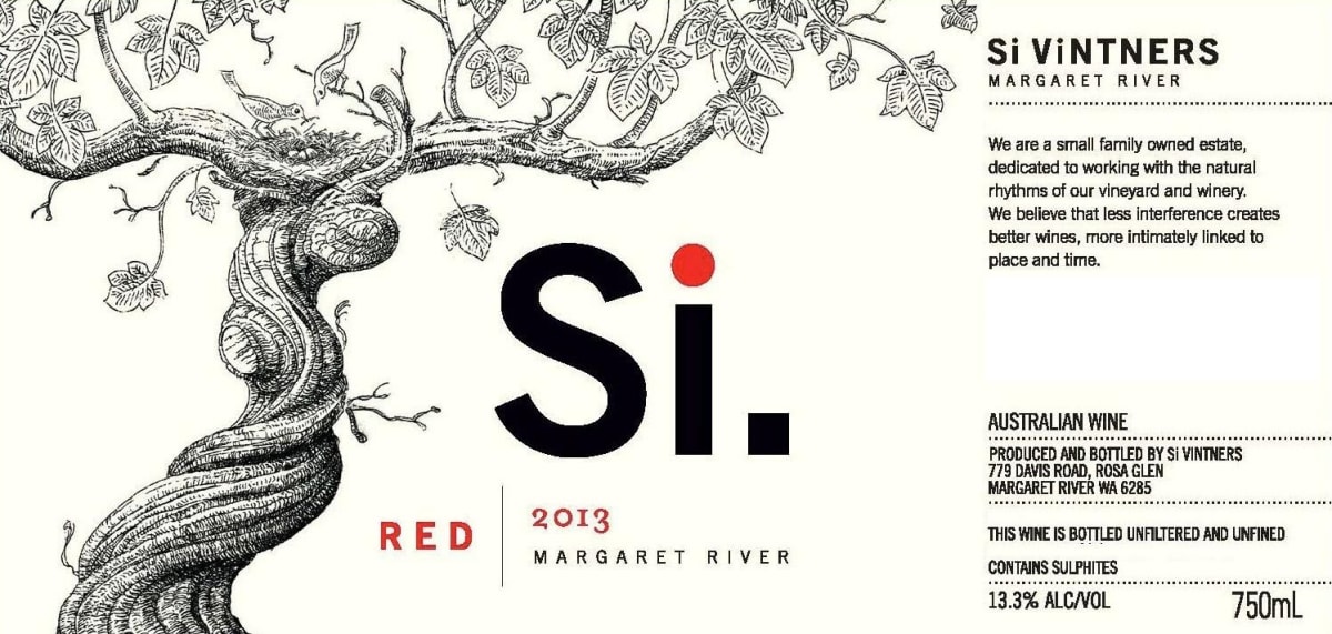 Si Vintners Red 2013 Front Label