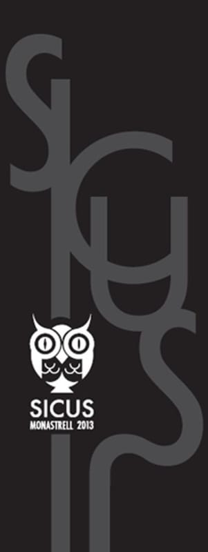 Sicus Monastrell 2013 Front Label