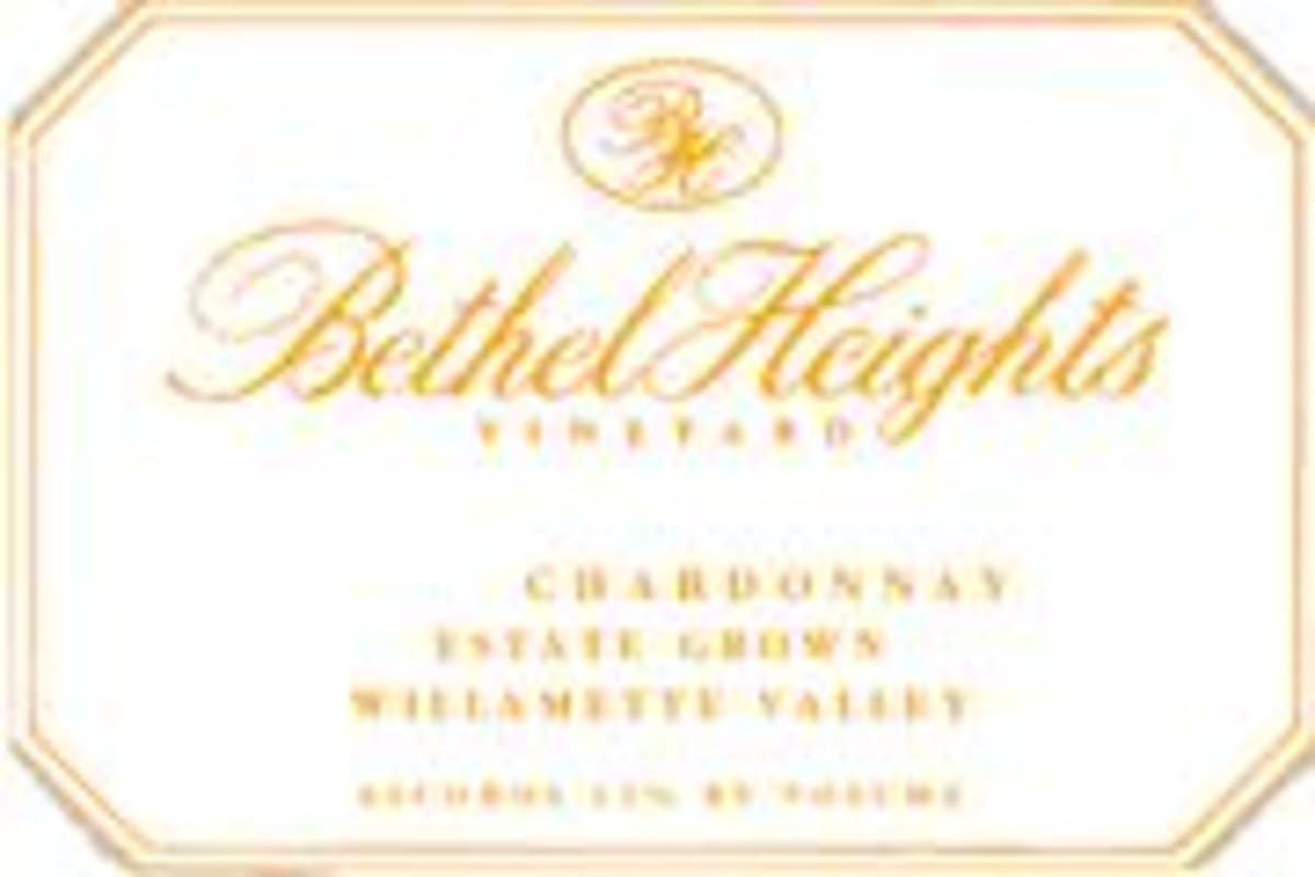 Bethel Heights Estate Grown Chardonnay 1999 Front Label