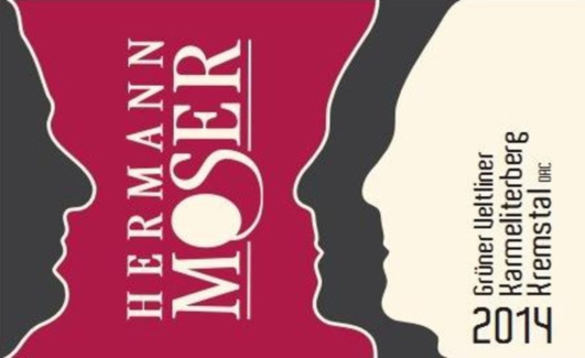 Hermann Moser Karmeliterber Gruner Veltliner 2014 Front Label