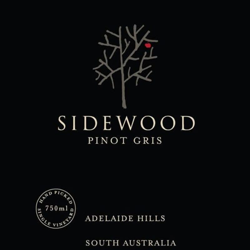 Sidewood Pinot Gris 2012 Front Label