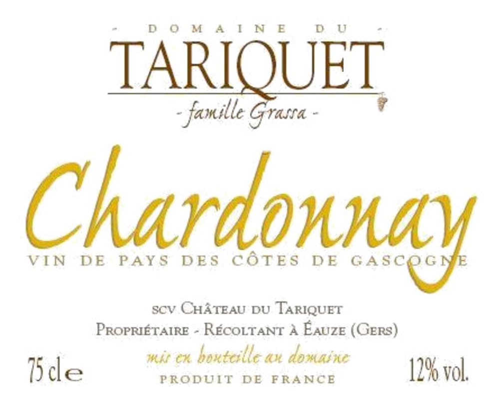 Domaine du Tariquet Cotes de Gascogne Chardonnay 2006 Front Label