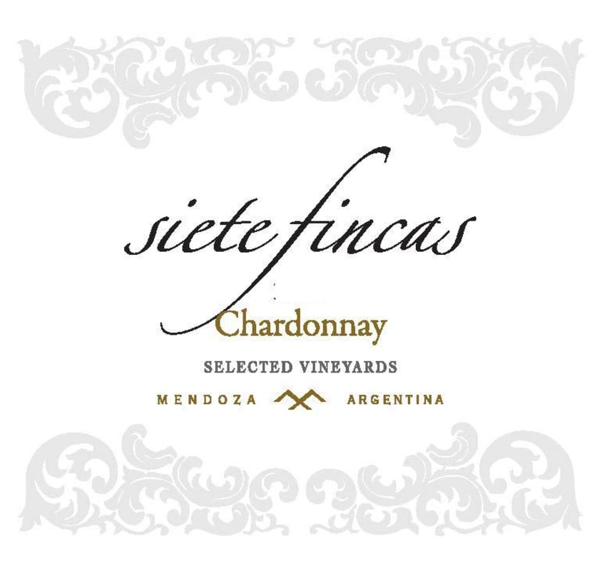 Siete Fincas Chardonnay 2012 Front Label