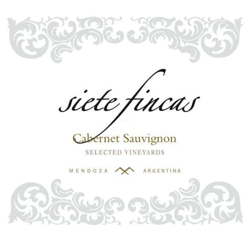 Siete Fincas Cabernet Sauvignon 2010 Front Label