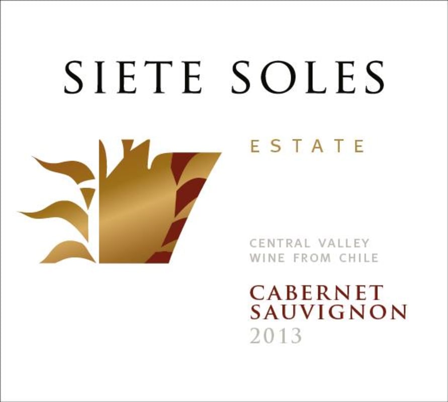 Siete Soles Cabernet Sauvignon 2013 Front Label