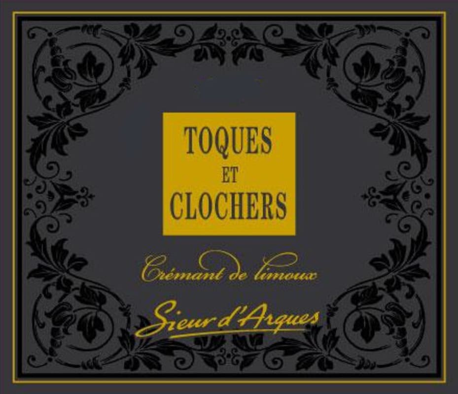 Sieur d'Arques Winery Cremant de Limoux Sieur d'Arques Toques et Clochers 2010 Front Label
