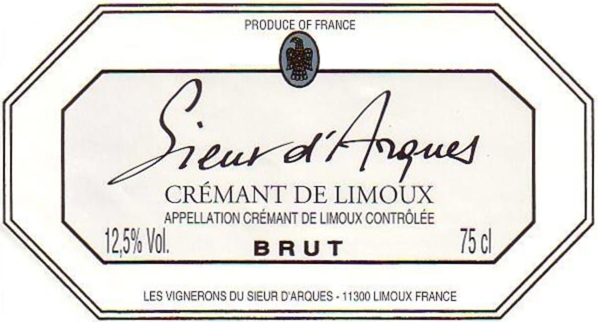 Sieur d'Arques Winery Cremant de Limoux Brut 2005 Front Label