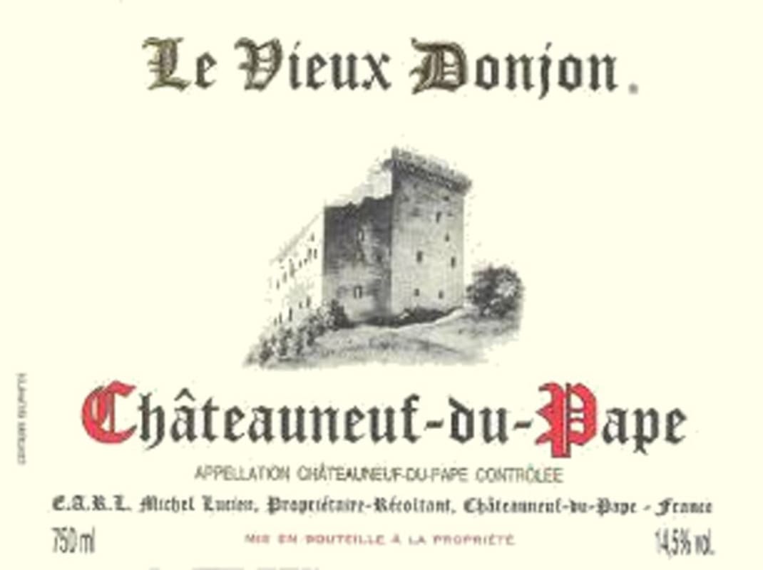 Le Vieux Donjon Chateauneuf-du-Pape Blanc 2009 Front Label