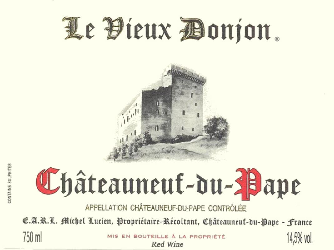 Le Vieux Donjon Chateauneuf-du-Pape Blanc 2011 Front Label