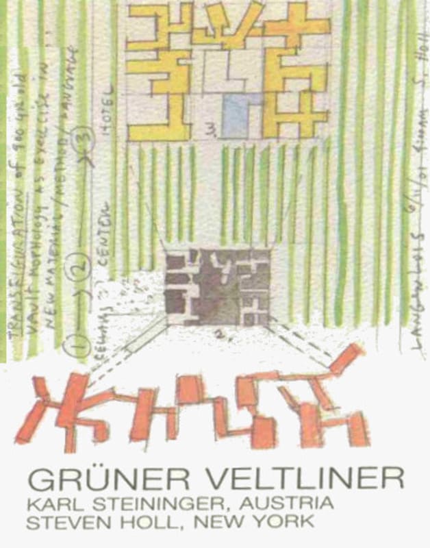 Weingut Steininger Steven Holl Gruner Veltliner 2014 Front Label