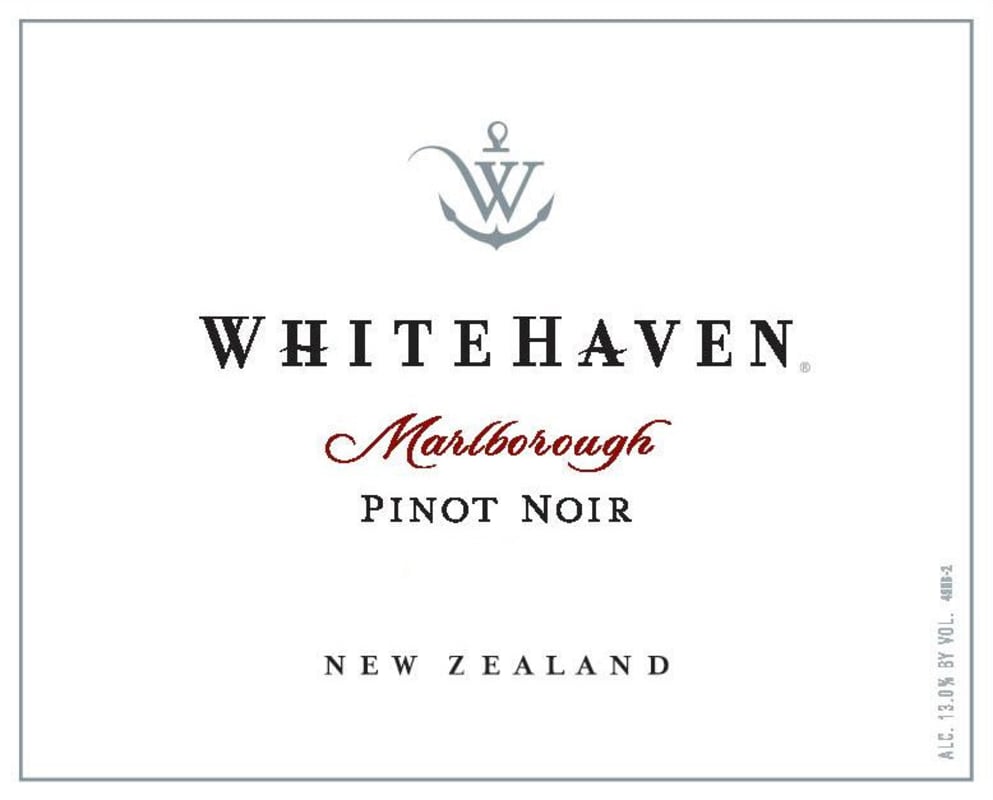 Whitehaven Pinot Noir 2007 Front Label