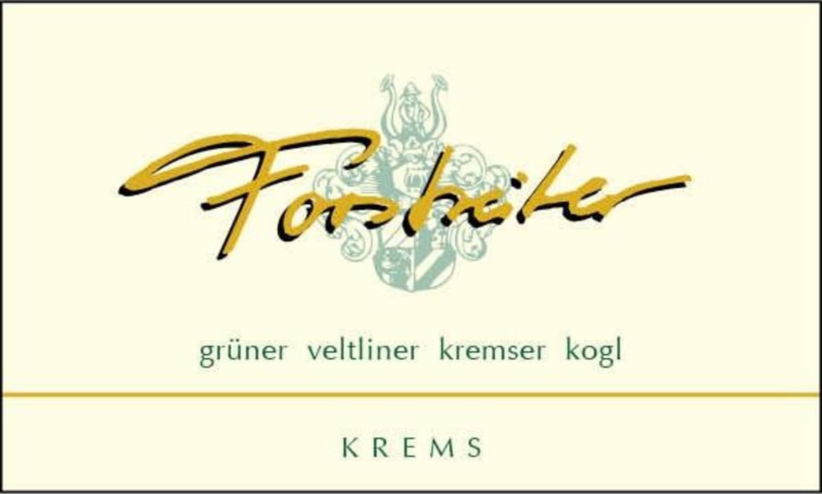 Meinhard Forstreiter Kremser Kogl Gruner Veltliner 2014 Front Label