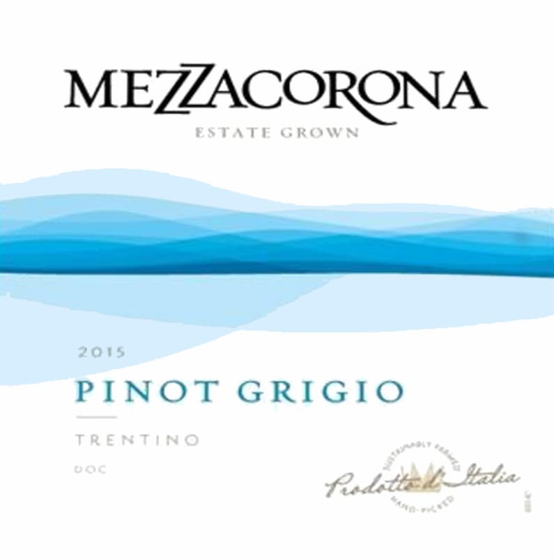 Mezzacorona Pinot Grigio 2015 Front Label