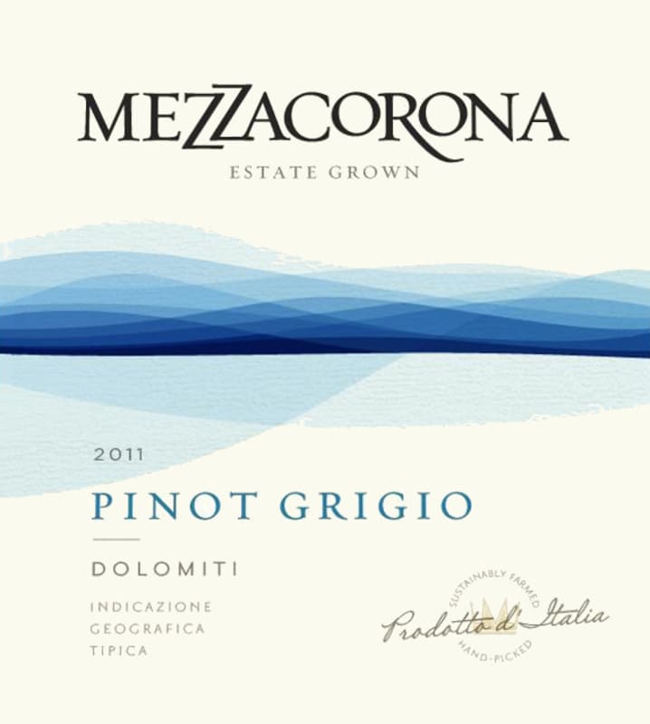 Mezzacorona Pinot Grigio 2011 Front Label
