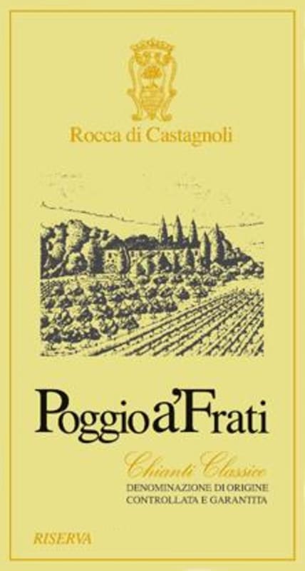 Castagnoli Poggio a'Frati Riserva 2011 Front Label