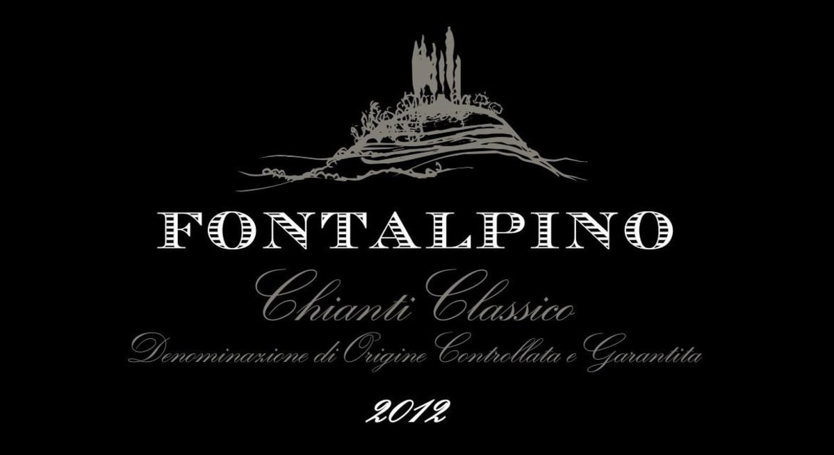 Carpineta Fontalpino Chianti Classico 2012 Front Label