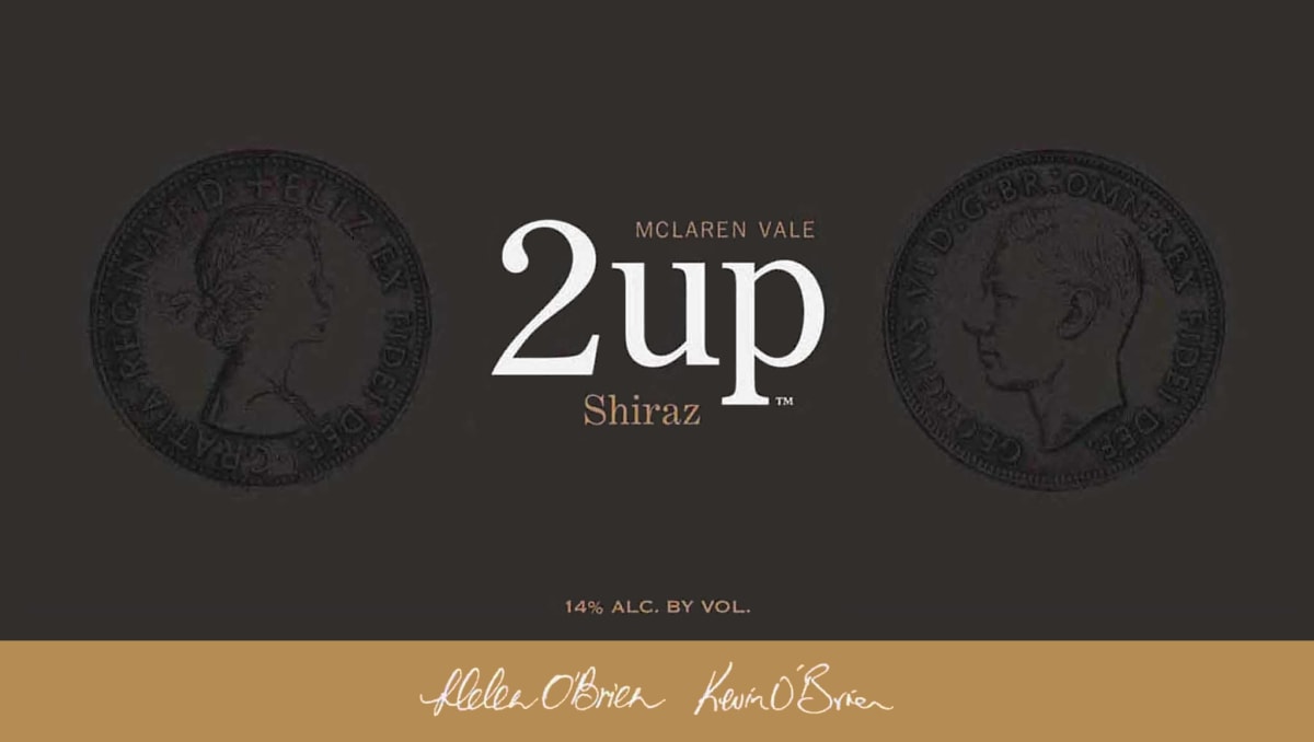 2 up Shiraz 2014 Front Label
