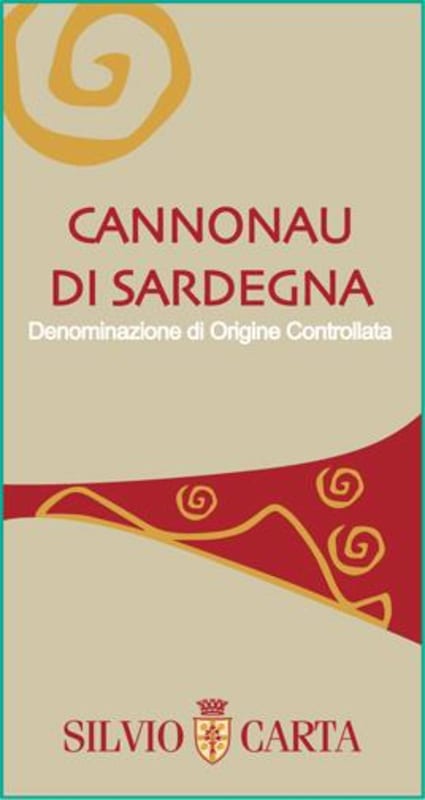 Silvio Carta Cannonau di Sardegna 2012 Front Label