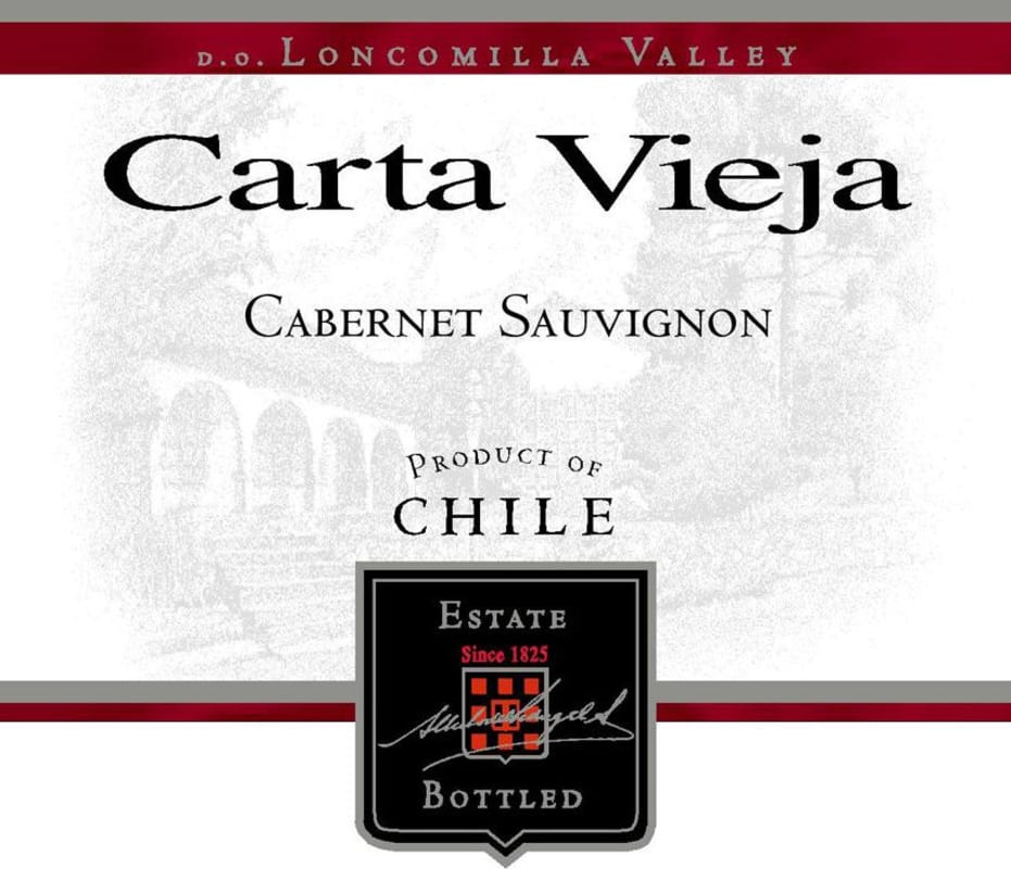 Carta Vieja Cabernet Sauvignon 2014 Front Label