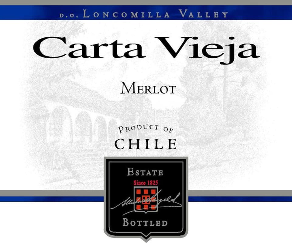 Carta Vieja Merlot 2011 Front Label