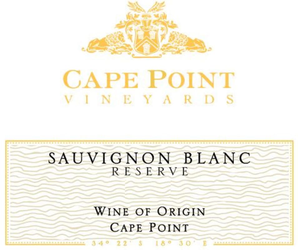 Cape Point Reserve Sauvignon Blanc 2012 Front Label