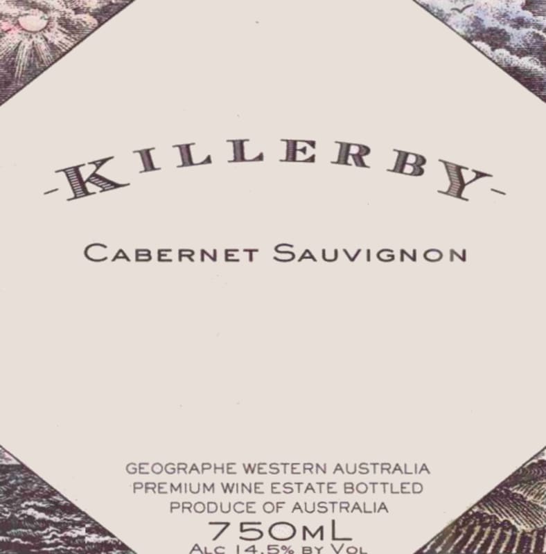 Killerby Cabernet Sauvignon 2009 Front Label