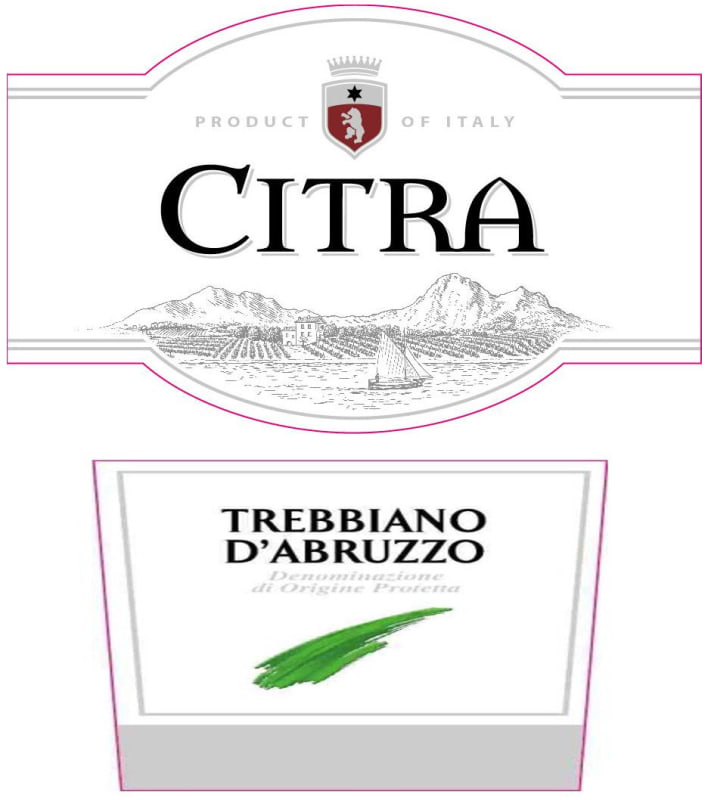 Citra Trebbiano 2014 Front Label