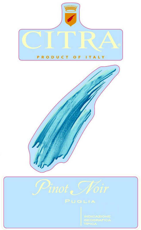 Citra Pinot Noir 2009 Front Label