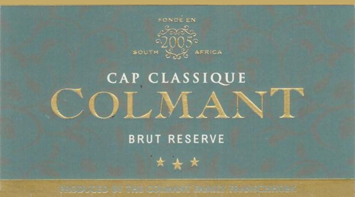 Colmant Brut Reserve 2007 Front Label