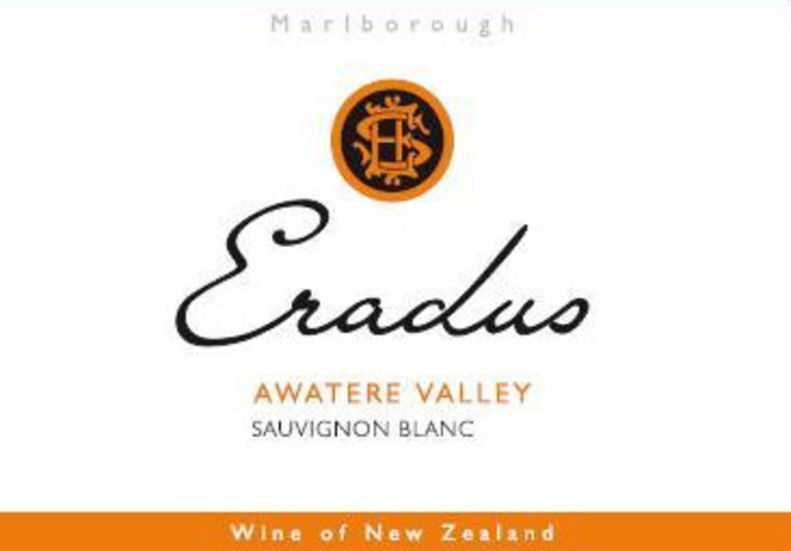 Eradus Sauvignon Blanc 2012 Front Label