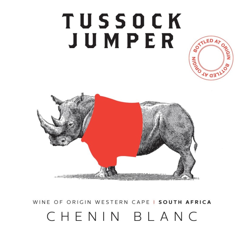 Tussock Jumper Chenin Blanc 2014 Front Label