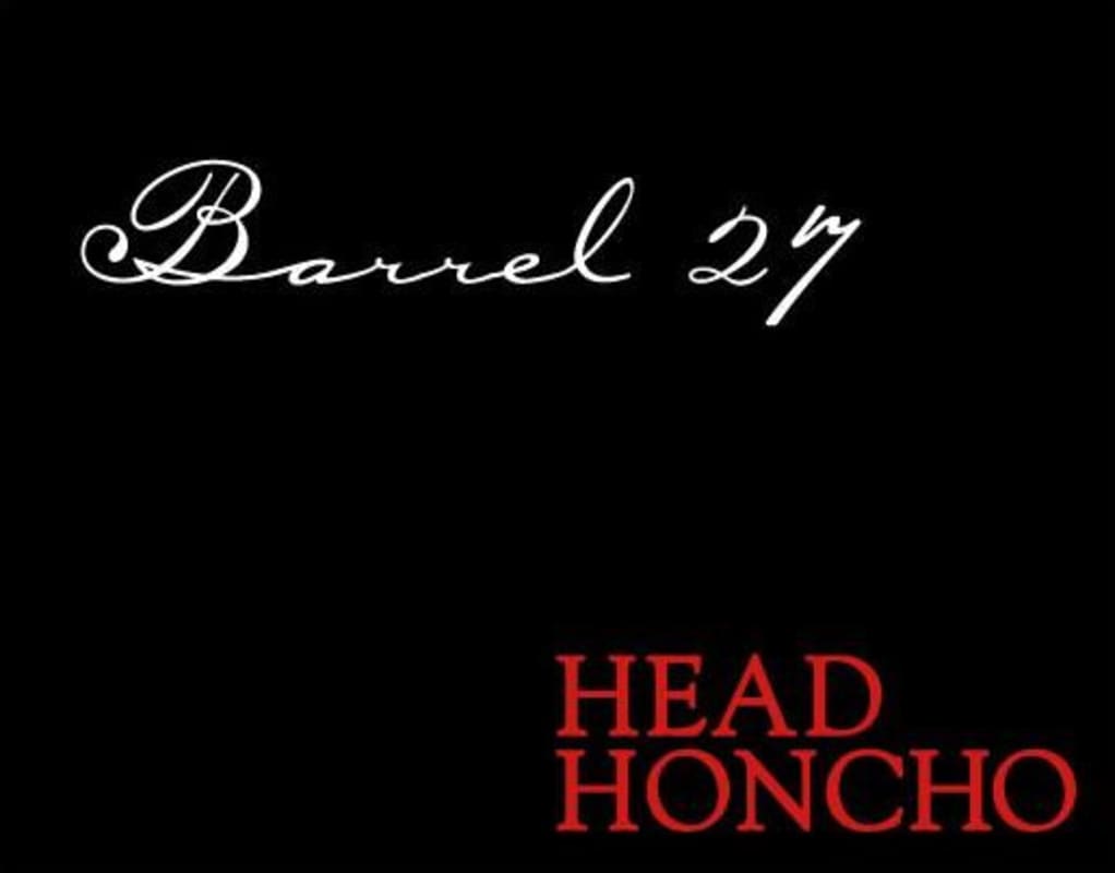 Barrel 27 Head Honcho Syrah 2009 Front Label
