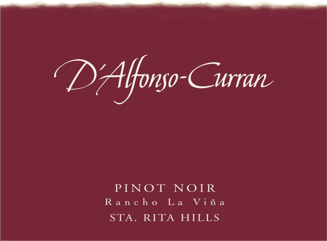 Curran Rancho La Vina Pinot Noir 2010 Front Label