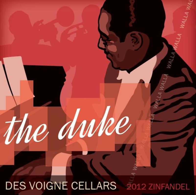Des Voigne Cellars The Duke Zinfandel 2012 Front Label