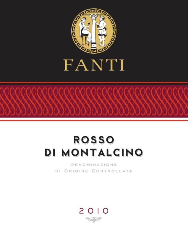 Fanti Rosso di Montalcino 2010 Front Label