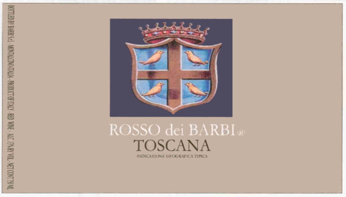 Fattoria dei Barbi Rosso dei Barbi 2010 Front Label