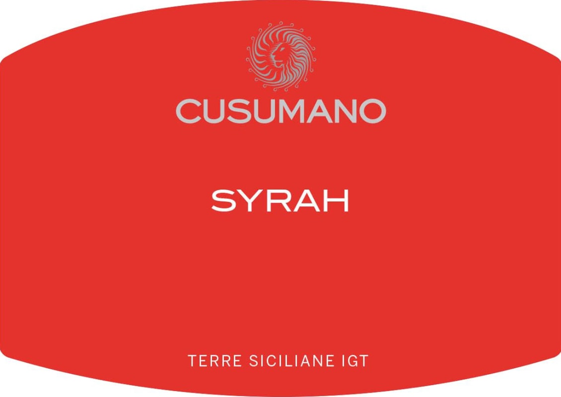 Cusumano Syrah 2014 Front Label
