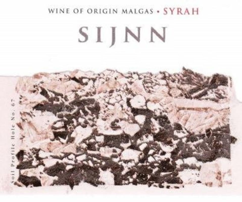 Sijnn Wines Syrah 2013 Front Label