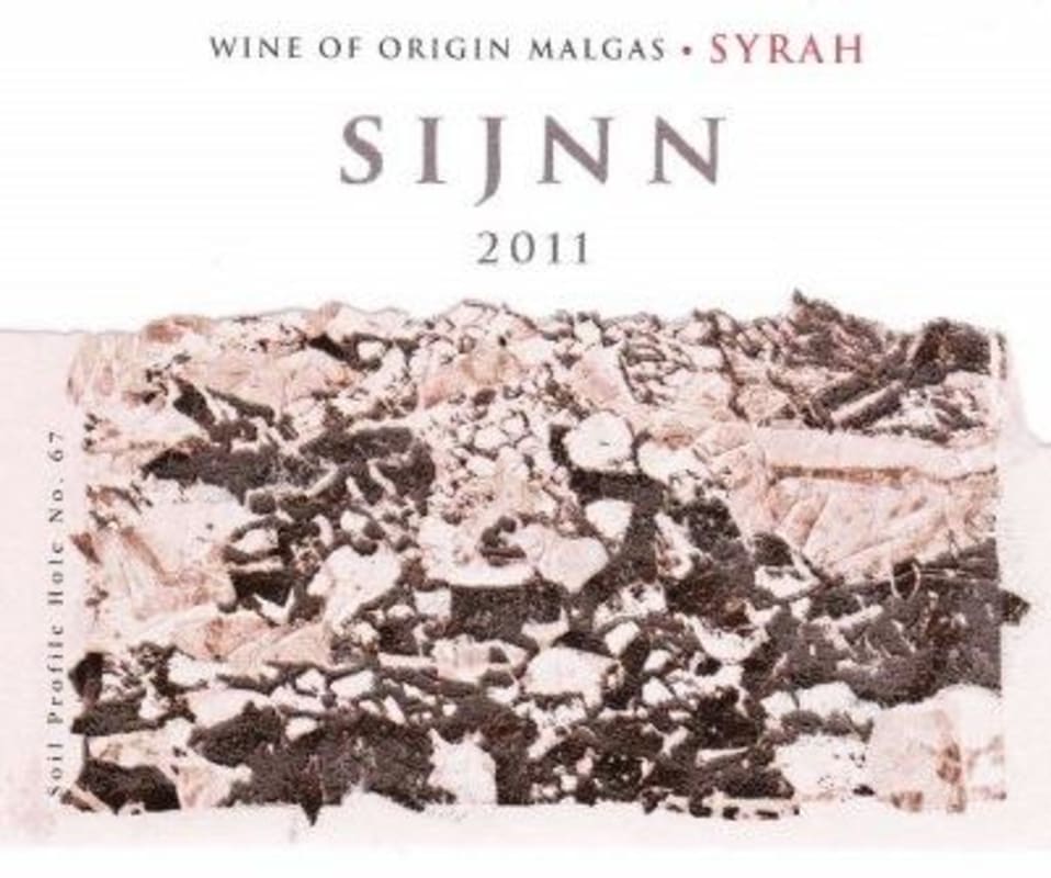 Sijnn Wines Syrah 2011 Front Label