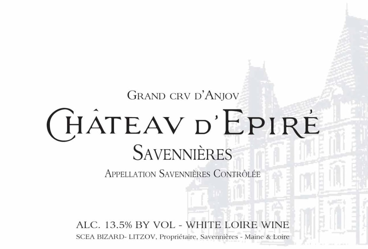Chateau d'Epire Savennieres 2014 Front Label