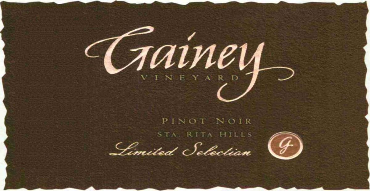 Gainey Limited Selection Pinot Noir 2013 Front Label