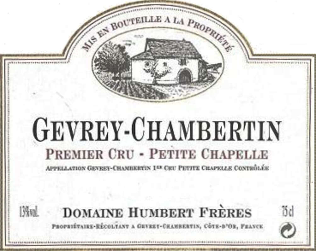 Domaine Humbert Freres Gevrey-Chambertin Petite Chapelle Premier Cru 2011 Front Label