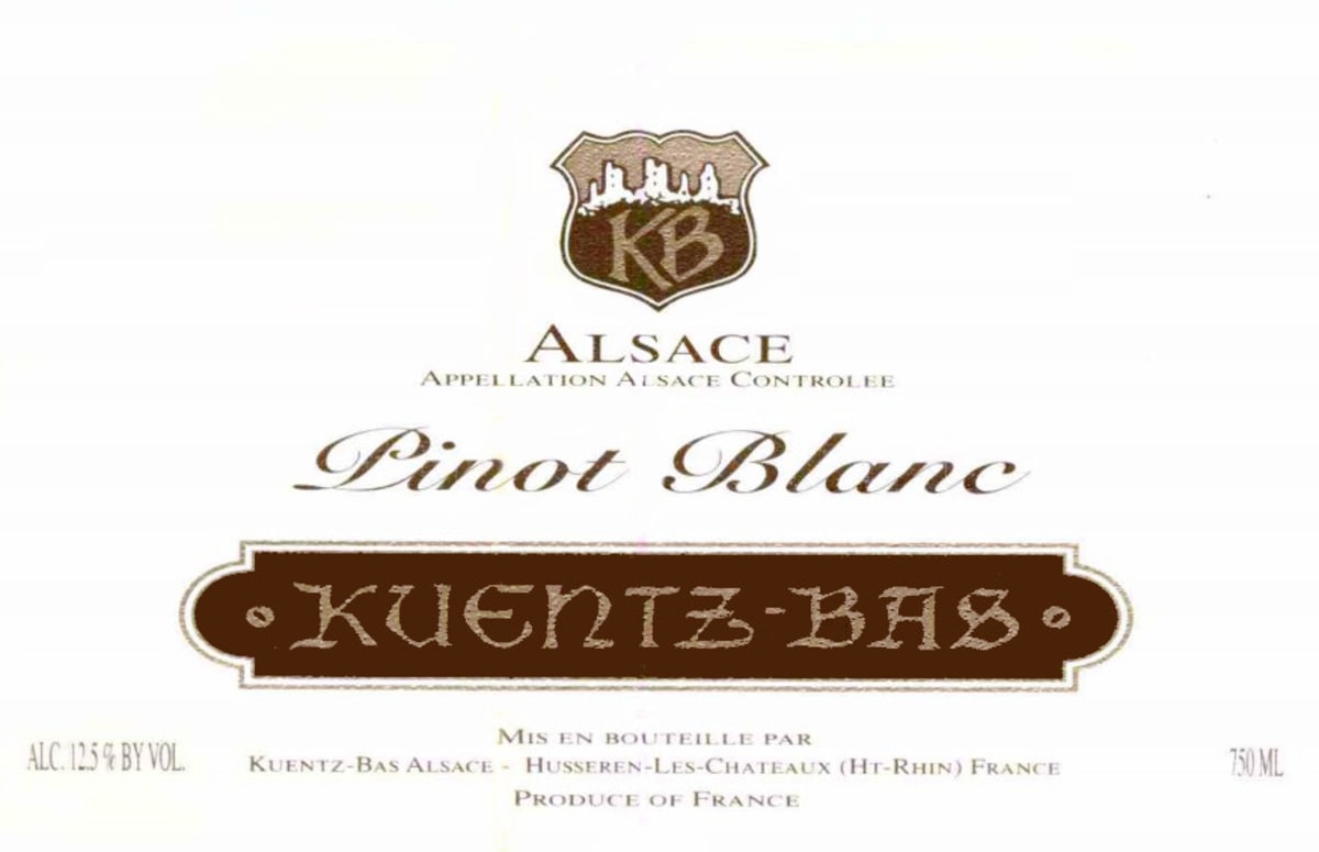 Kuentz-Bas Pinot Blanc 2008 Front Label