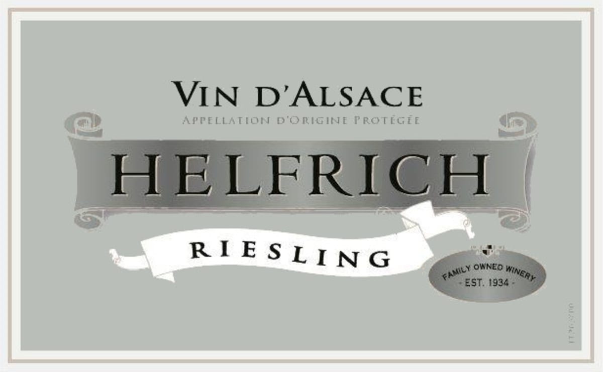 Helfrich Riesling 2014 Front Label