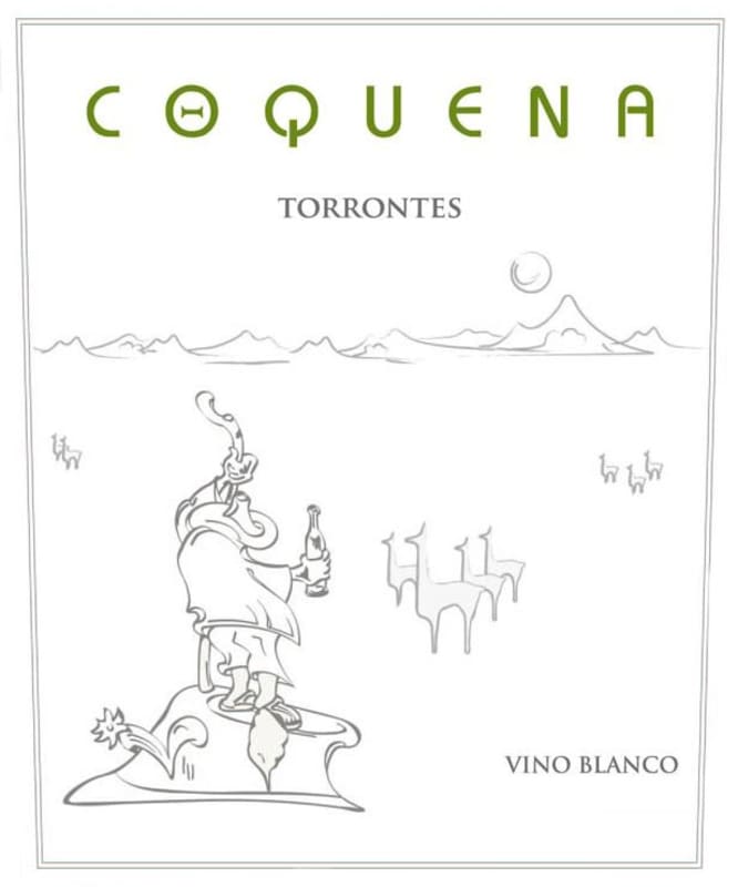 Coquena Torrontes 2014 Front Label