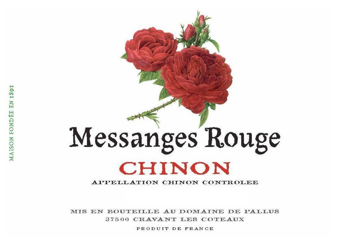 Domaine de Pallus Chinon Messanges Rouge 2014 Front Label