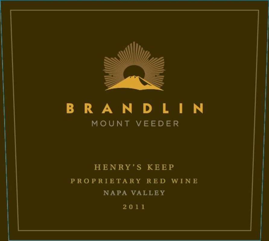 Brandlin Henry's Keep Proprietary Red 2011 Front Label
